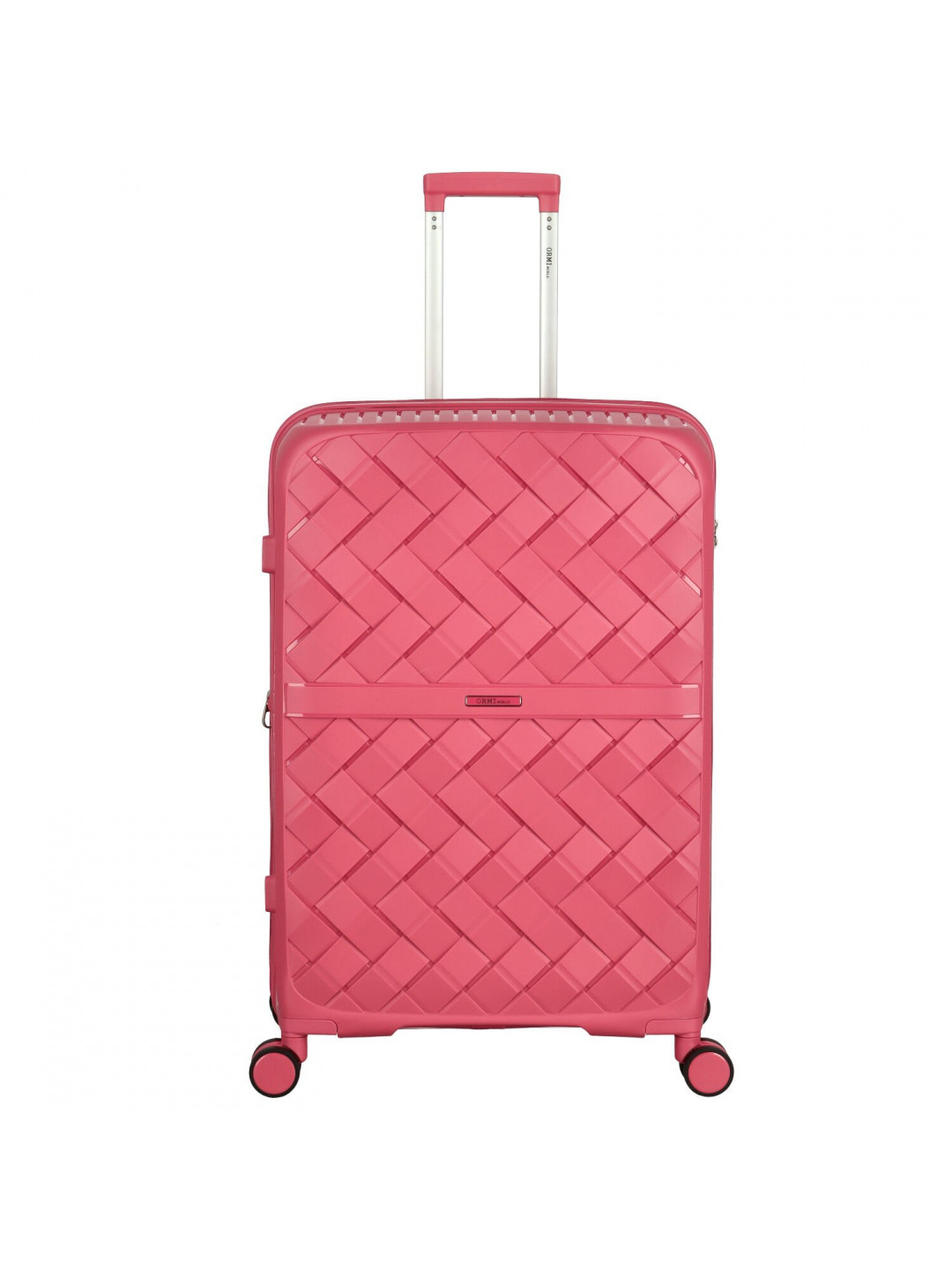 Cestovní plastový kufr Ormi Galileo velikost M růžový